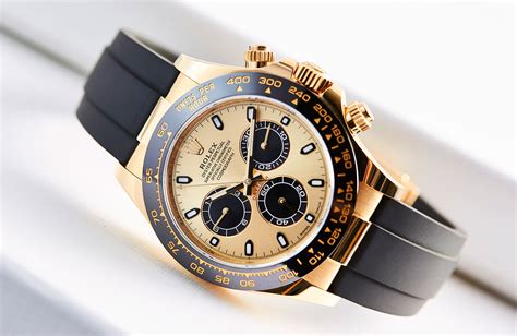 Rolex daytona oysterflex yellow gold